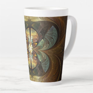 Natures Matrix Bumble Bee Abstract Latte Mug