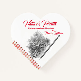 Nature's Palette Nature Sketchbook Personalisation Notebook