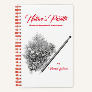 Nature's Palette Nature Sketchbook Personalisation Notebook
