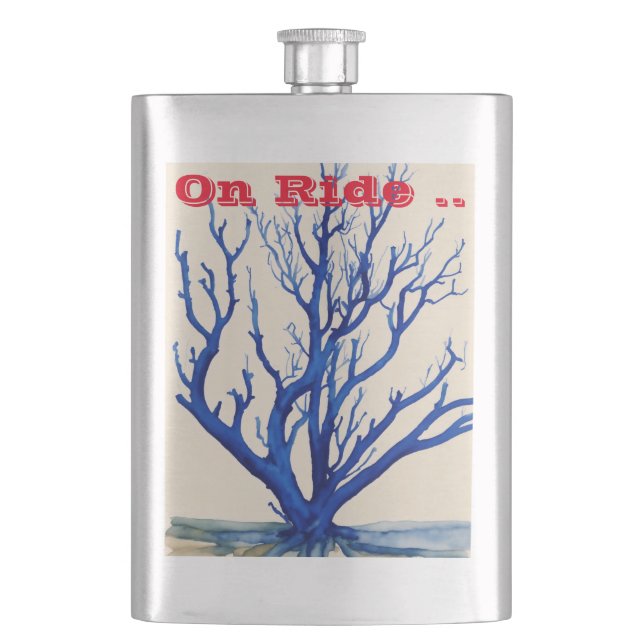 "Nature's Palette on the Go"? Hip Flask (Front)