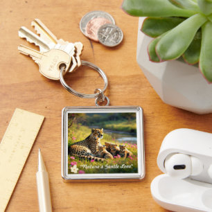 "Nature's Perfect Family Portrait" Key Ring