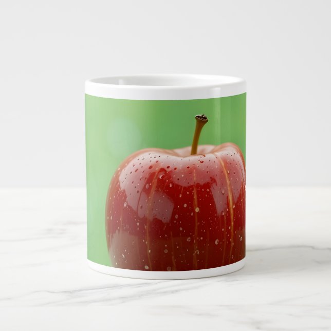 Nature's Perfect Red Large Coffee Mug (Front)