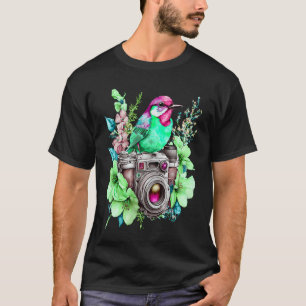 Natures Photography Love Flowers and Birds Watch C T-Shirt