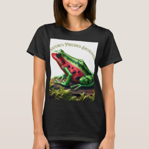 Nature's Precious Encounter Watermelon Frog Organi T-Shirt