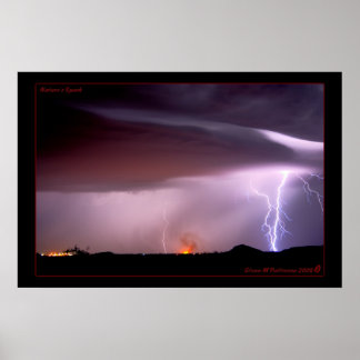 Nature's Spark-HDR Poster