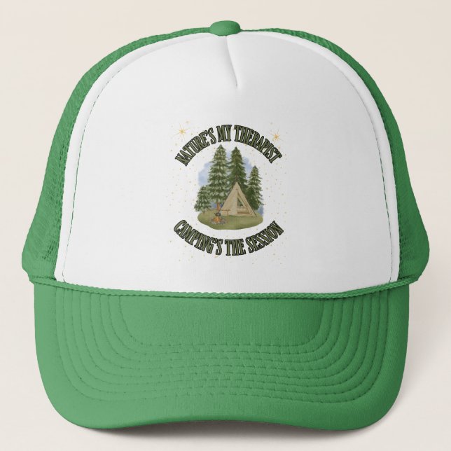 Nature's Therapy – Find Your Inner Peace Trucker Hat (Front)