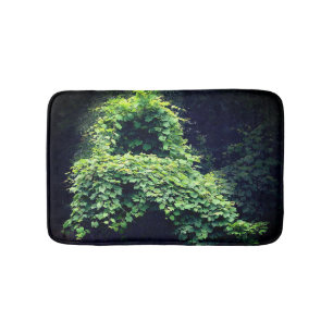 Nature's Throne Wild Leafy Vines  Bath Mat