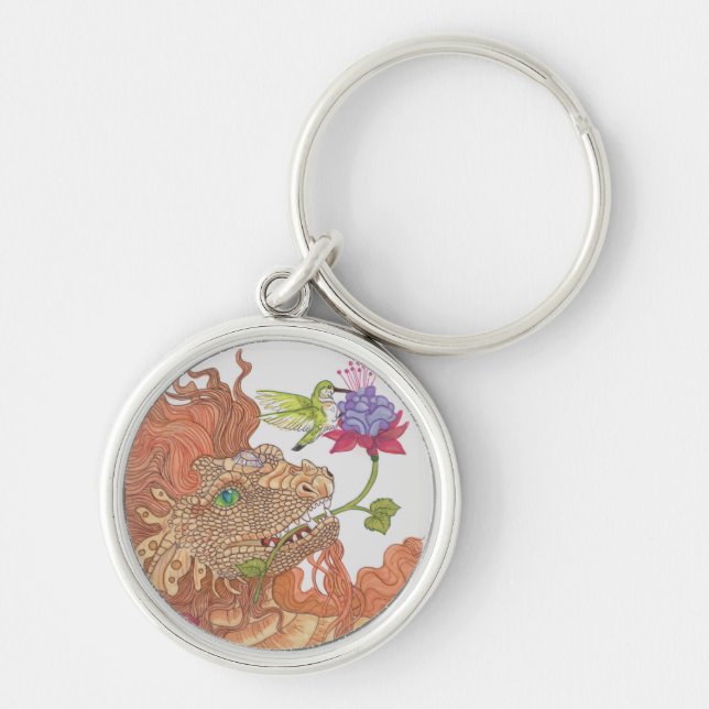 Nature's Treasures Dragon Key Ring (Front)