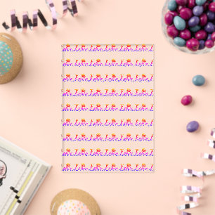Nature's Typography: Love in Every Letter Acrylic Invitations
