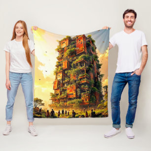 Nature's Urban Return Fleece Blanket