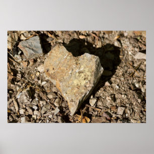 Nature's Valentine "Love Rocks" Poster