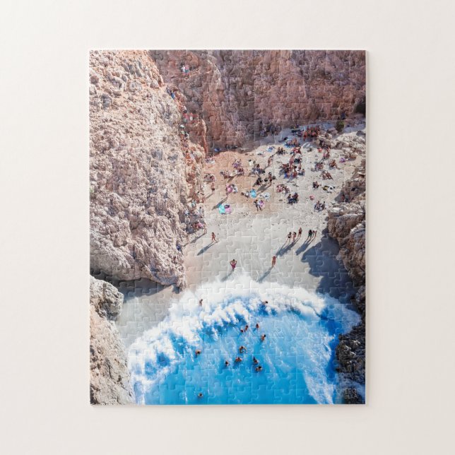 Natures Wave Pool in Crete Puzzle (Vertical)
