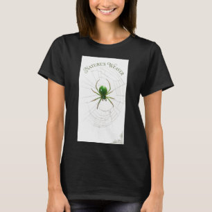 Nature's Weaver Green Spider Woman Organic Cotton T-Shirt