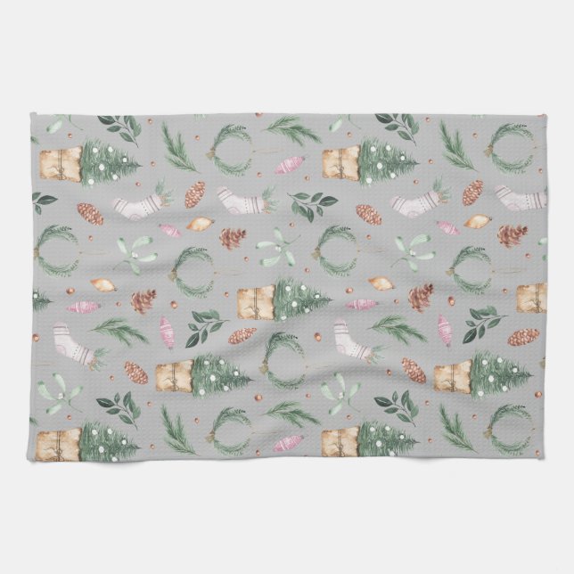 Nature's Winter Treats Tea Towel (Horizontal)