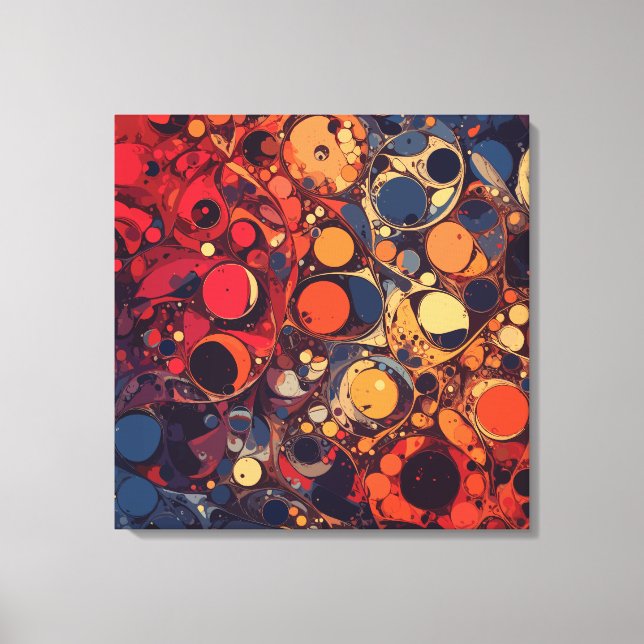 Nature's Wonder In Progress Canvas Print (Front)