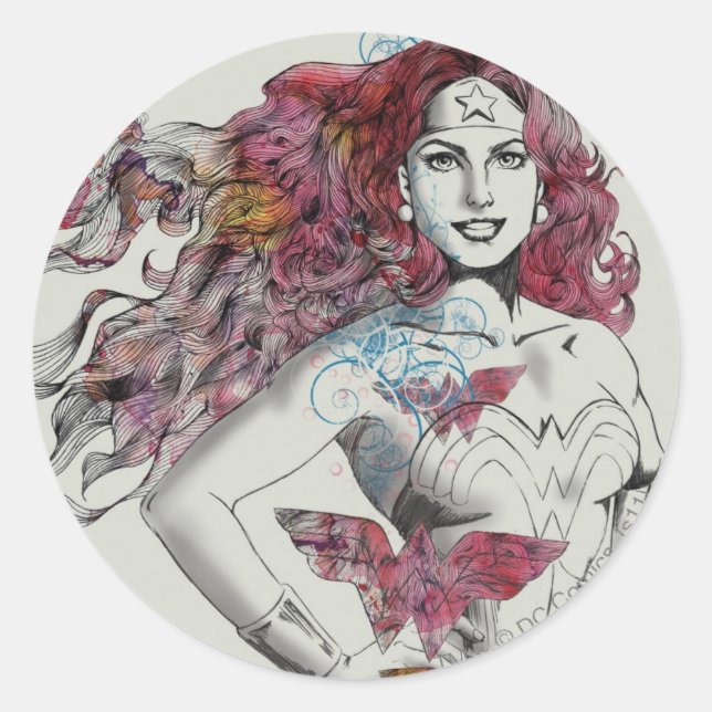 Naturess Design 4 Classic Round Sticker (Front)