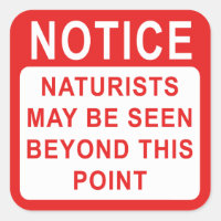 Naturist Camp/Beach Sign