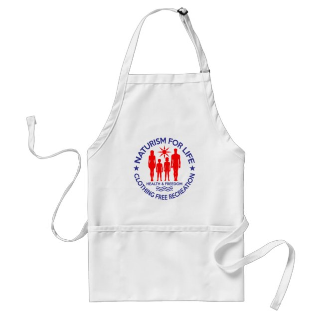 Naturist, Naturism For Life Standard Apron (Front)