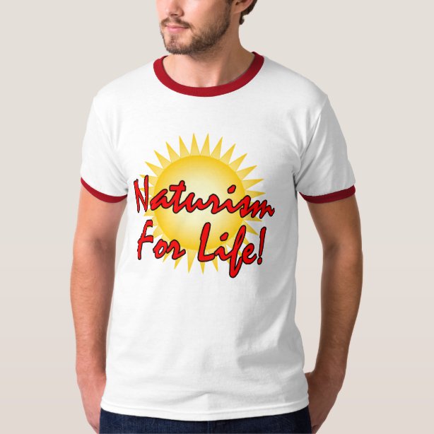 Naturist T Shirts Shirt Designs Zazzle Uk