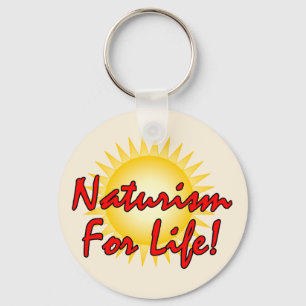 Naturists - Naturism For Life Key Ring