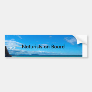 Naturists on Board Bumper Sticker