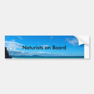 Naturists on Board Bumper Sticker