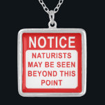 Naturists Silver Plated Necklace<br><div class="desc">Naturist</div>