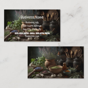 Naturopath Herbalist Healer Holistic Medicine  Business Card