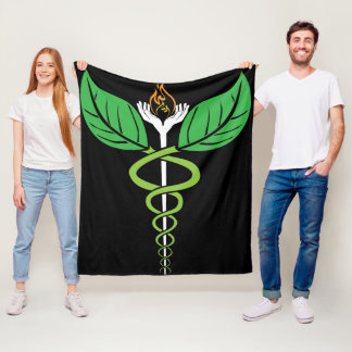Naturopathic Physician Caduceus Blanket