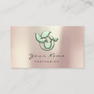 Naturotherapy Healthy Diet Ayurveda Herbal Green Appointment Card