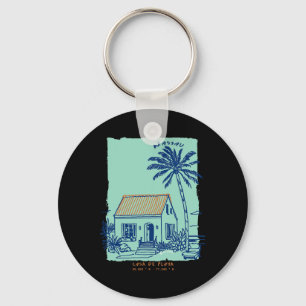 Nau Hamas Souvenir Vintage Caribbean Cruise Art Key Ring