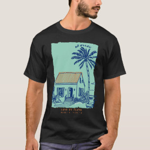 Nau Hamas Souvenir Vintage Caribbean Cruise Art  T-Shirt