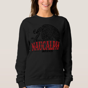 Naucalpan Mexico Eagle Retro Vintage Distressed Sweatshirt