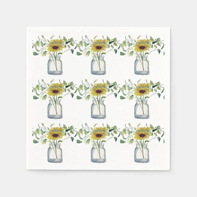 Nauffeuille with design of a vase and sea napkin (Front)