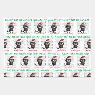 Naught List Repeat Offender Gift Wrap