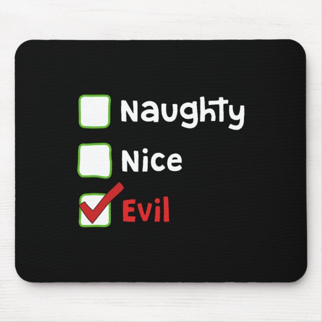 Naughty6  mouse mat (Front)