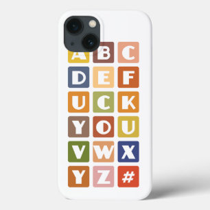 Naughty Alphabets iPhone case-mate 13 Case