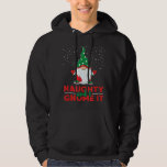 Naughty And I Gnome It Funny Gnome Lover Christmas Hoodie