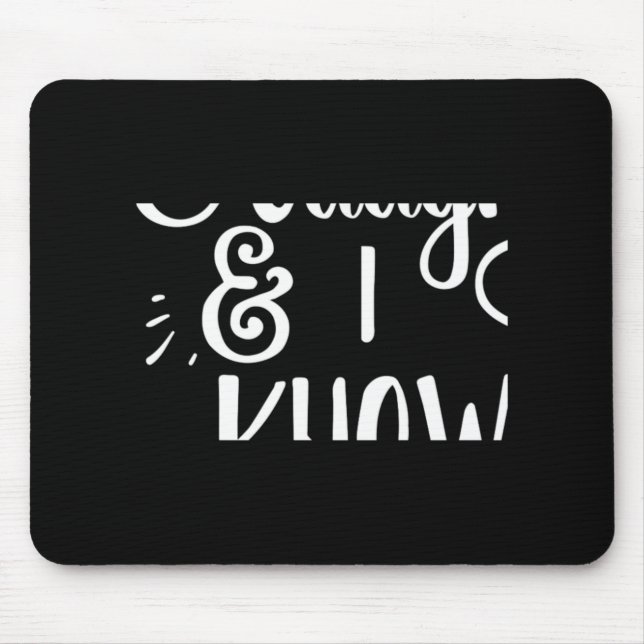 Naughty And I Know It Funny Christmas Baby T Shirt Mouse Mat (Front)