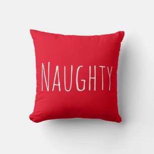 Naughty and Nice Cushion