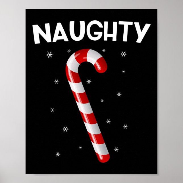 Naughty And Nice Matching Couples Christmas  Poster (Front)