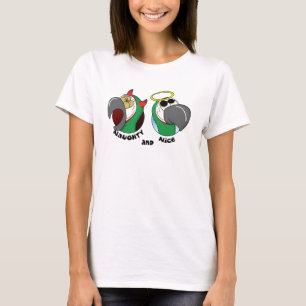 Naughty and Nice Severe Macaw Clothing T-Shirt