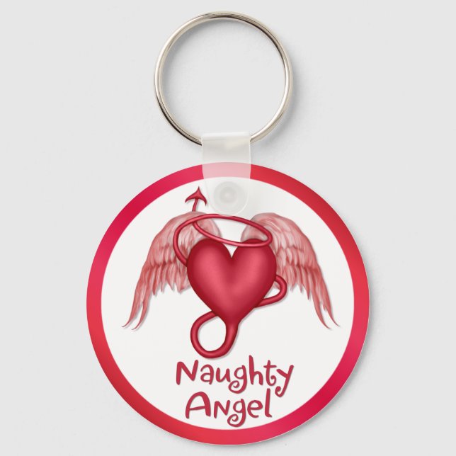 Naughty Angel Key Ring (Front)