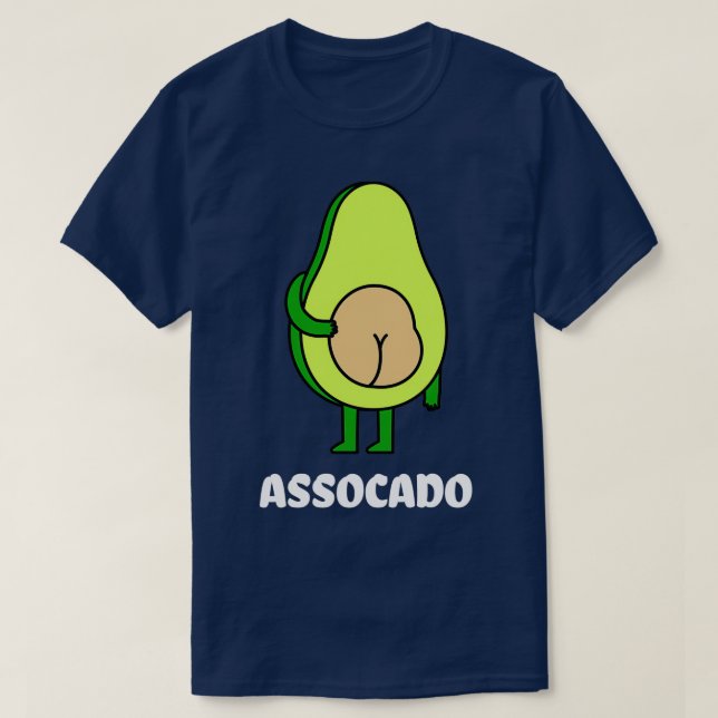 Naughty avocado Funny T-Shirt (Design Front)