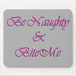 Naughty Bite Mouse Mat