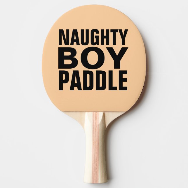 NAUGHTY BOY PING PONG PADDLE FOR HIM (Front)