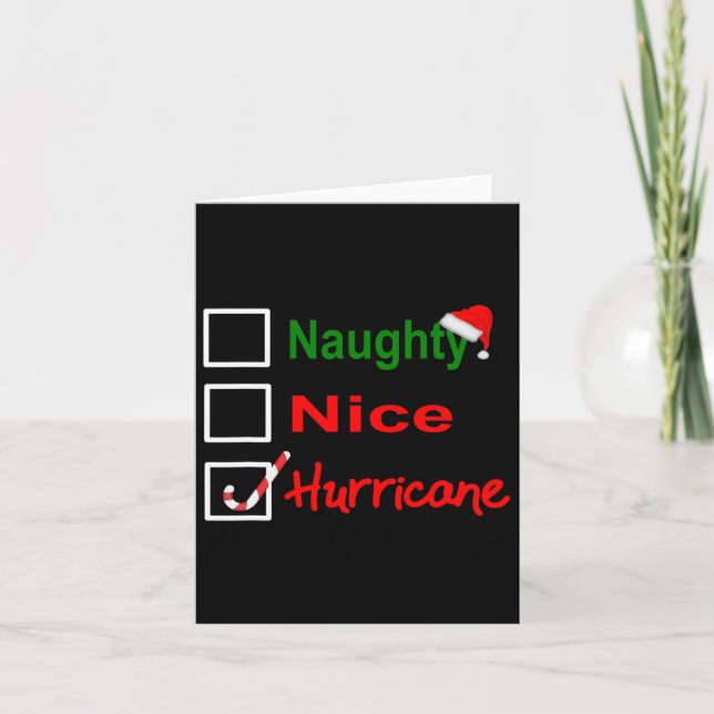 Naughty  card (Front)