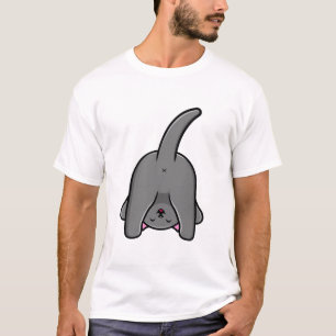 NAUGHTY CAT BACK DESIGN  T-Shirt