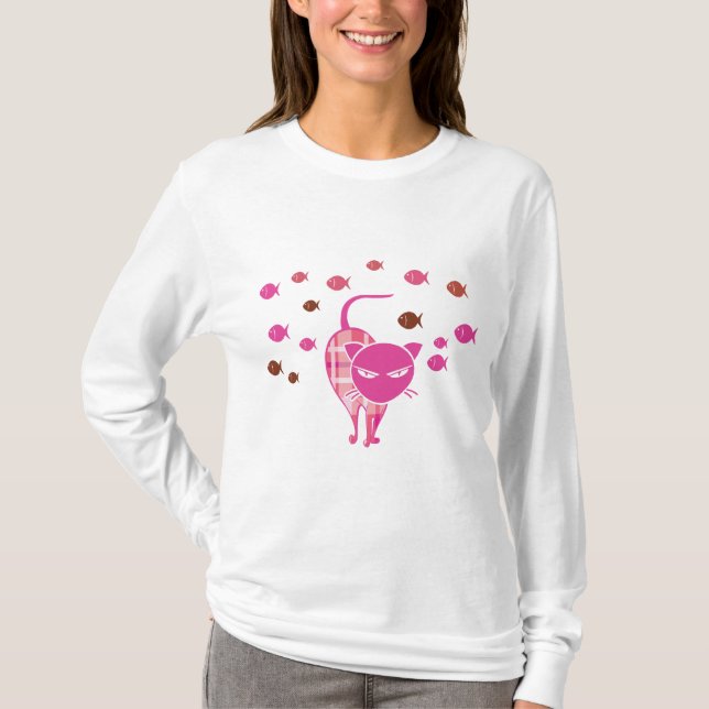 Naughty Cat T-Shirt (Front)