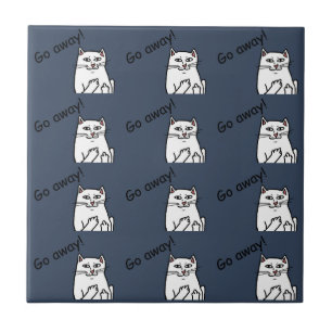 Naughty Cat Tile